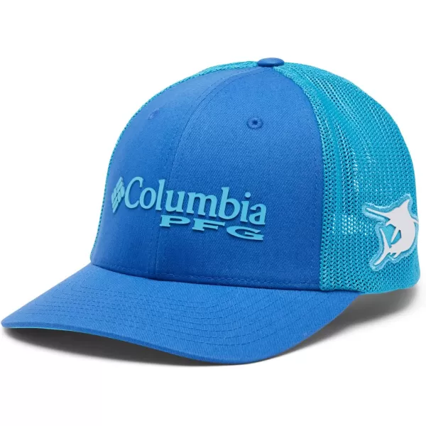 Columbia Women's PFG Logo Mesh Ball Cap-High Crown