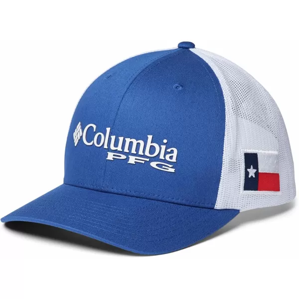 Columbia Women's PFG Logo Mesh Ball Cap-High Crown