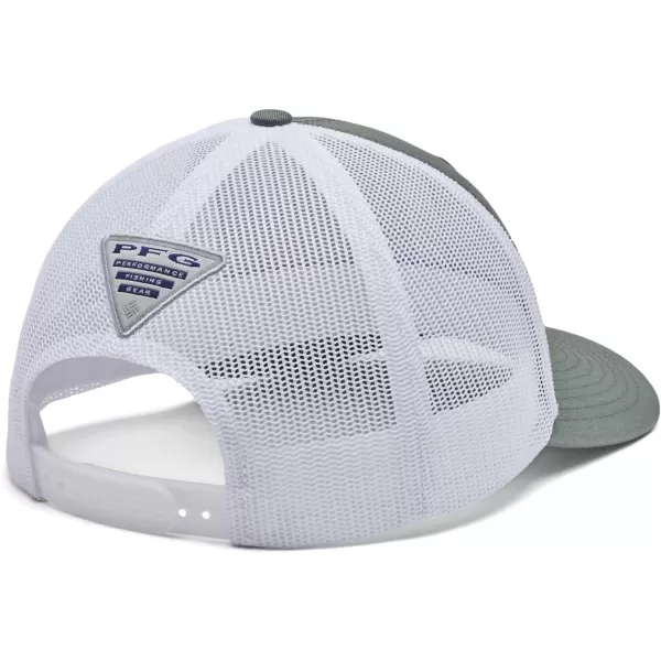 Columbia Women's PFG Logo Mesh Ball Cap-High Crown