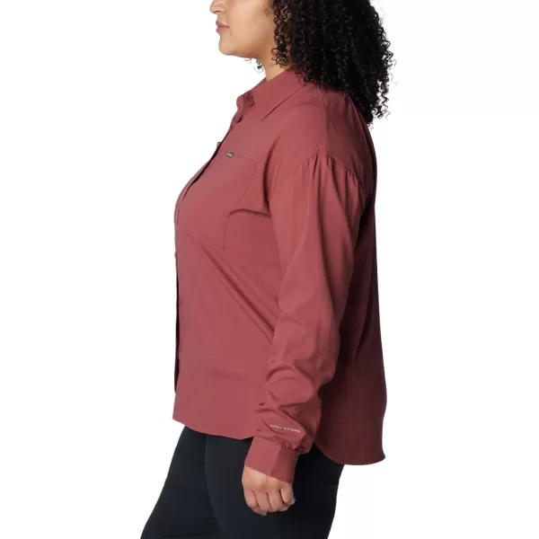 Columbia Women's Plus Size Silver Ridge Utility Long Sleeve Shirt