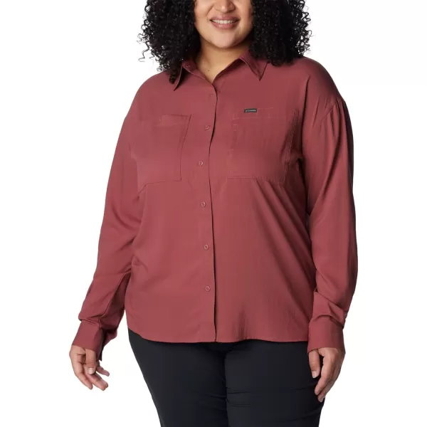 Columbia Women's Plus Size Silver Ridge Utility Long Sleeve Shirt