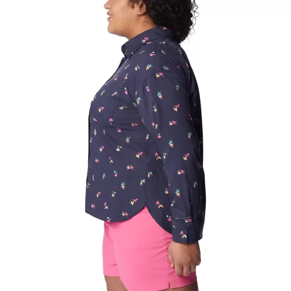 Columbia Women's Silver Ridge Utility Patterned Long Sleeve Shirt