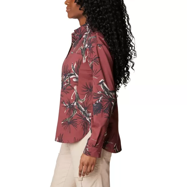 Columbia Women's Silver Ridge Utility Patterned Long Sleeve Shirt
