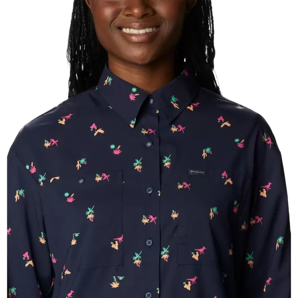 Columbia Women's Silver Ridge Utility Patterned Long Sleeve Shirt
