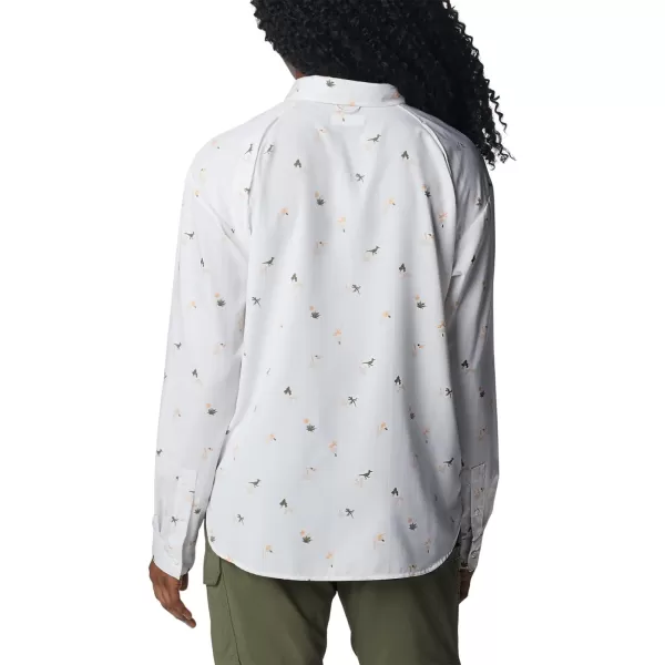 Columbia Women's Silver Ridge Utility Patterned Long Sleeve Shirt