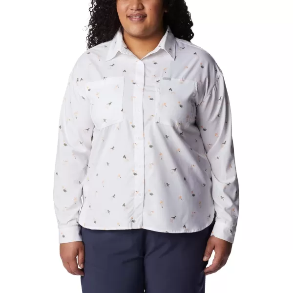 Columbia Women's Silver Ridge Utility Patterned Long Sleeve Shirt