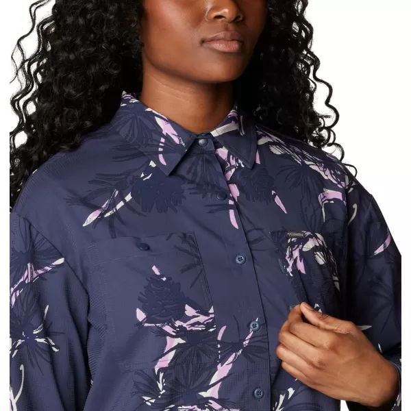 Columbia Women's Silver Ridge Utility Patterned Long Sleeve Shirt