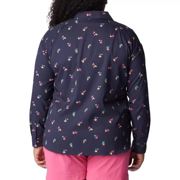 Columbia Women's Silver Ridge Utility Patterned Long Sleeve Shirt