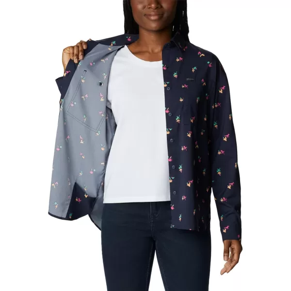 Columbia Women's Silver Ridge Utility Patterned Long Sleeve Shirt