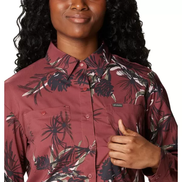 Columbia Women's Silver Ridge Utility Patterned Long Sleeve Shirt