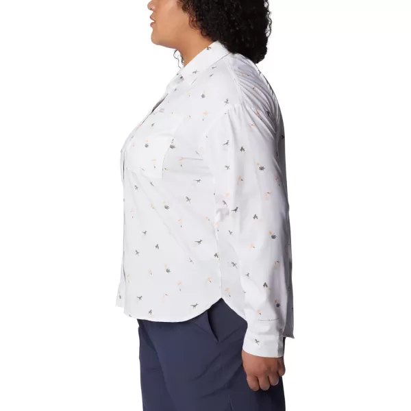 Columbia Women's Silver Ridge Utility Patterned Long Sleeve Shirt