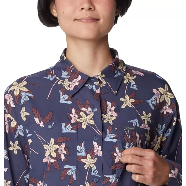 Columbia Women's Silver Ridge Utility Patterned Long Sleeve Shirt