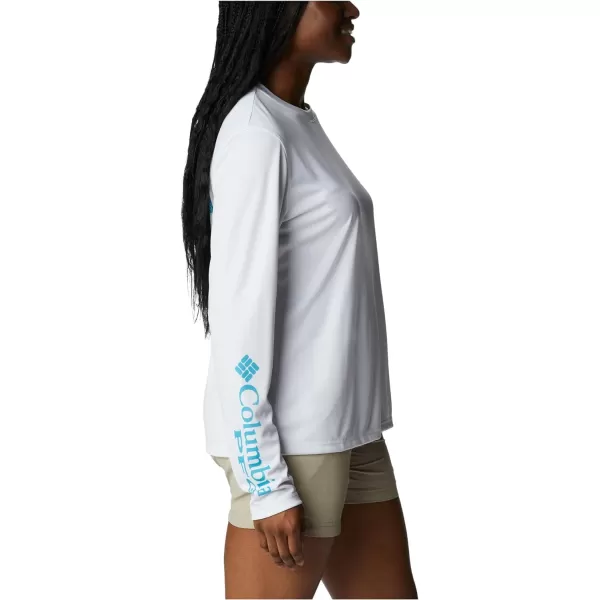 Columbia Women's Tidal Tee PFG Palapa Palms Long Sleeve