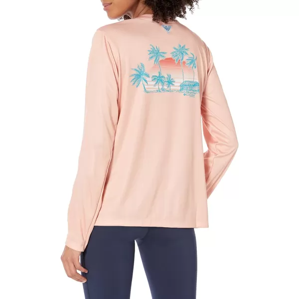 Columbia Women's Tidal Tee PFG Palapa Palms Long Sleeve