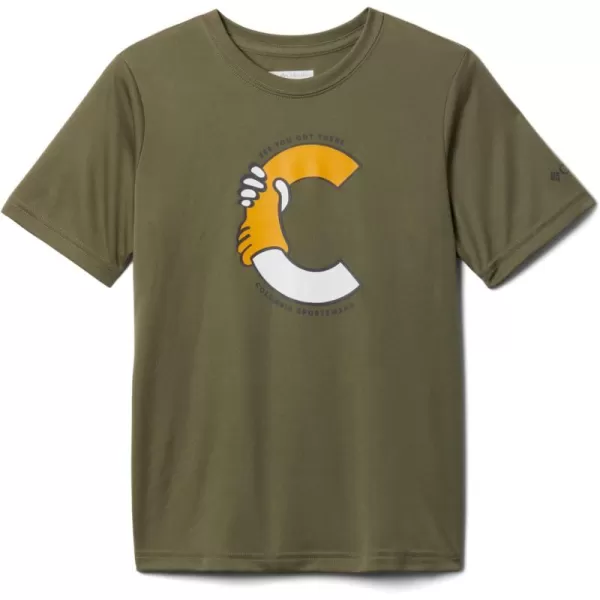 Columbia Boys' Grizzly Ridge Short Sleeve Graphic Shirt