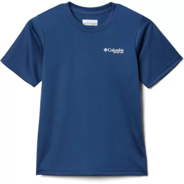 Columbia Boys' Terminal Tackle PFG Fish Flag Short Sleeve