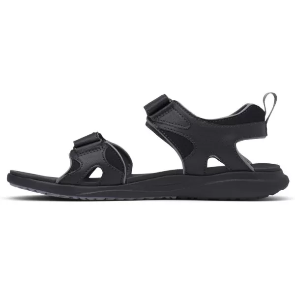 Columbia Men's COLUMBIA 2 STRAP Sandal, Black/Ti Grey Steel, 15 Regular US