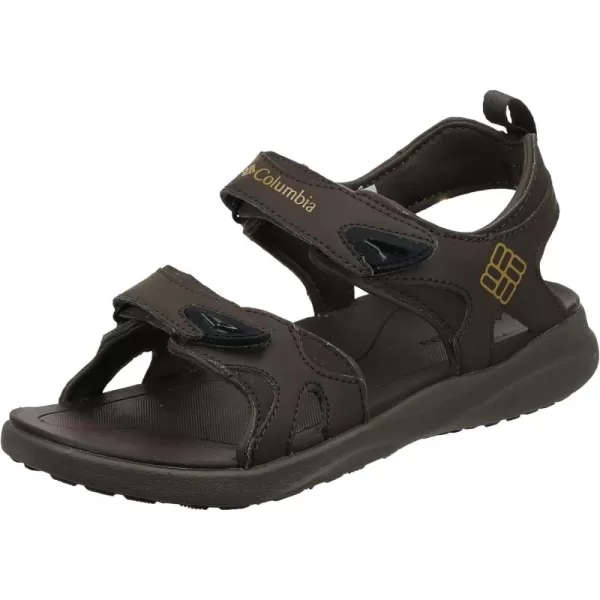Columbia Men's COLUMBIA 2 STRAP Sandal, Black/Ti Grey Steel, 15 Regular US