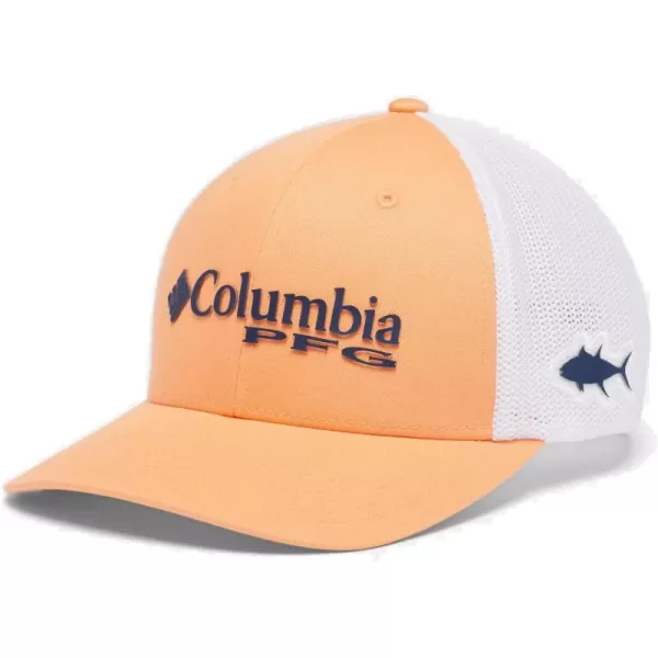 Columbia Women's PFG Logo Mesh Ball Cap-High Crown