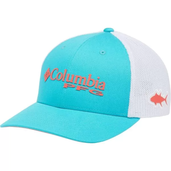 Columbia Women's PFG Logo Mesh Ball Cap-High Crown