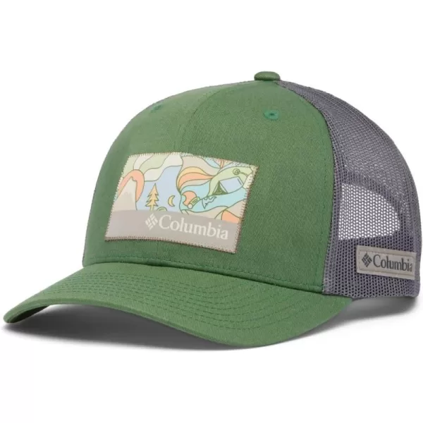 Columbia Women's PFG Logo Mesh Ball Cap-High Crown