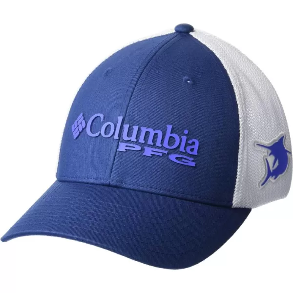 Columbia Women's PFG Logo Mesh Ball Cap-High Crown