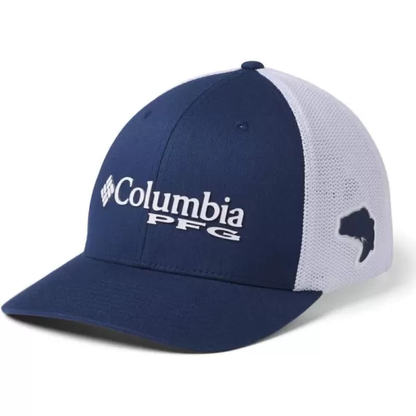 Columbia Women's PFG Logo Mesh Ball Cap-High Crown