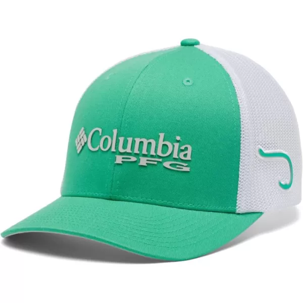 Columbia Women's PFG Logo Mesh Ball Cap-High Crown