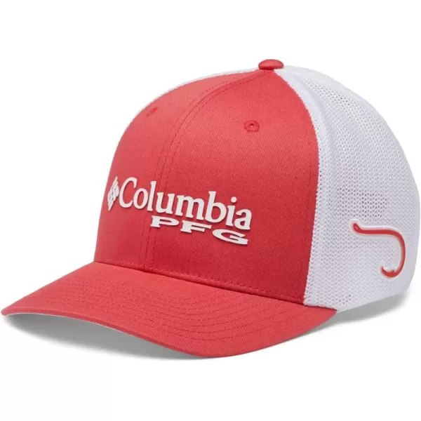 Columbia Women's PFG Logo Mesh Ball Cap-High Crown