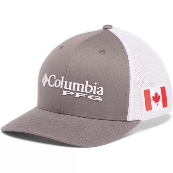 Columbia Women's PFG Logo Mesh Ball Cap-High Crown