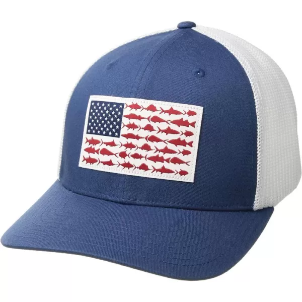 Columbia Women's PFG Logo Mesh Ball Cap-High Crown