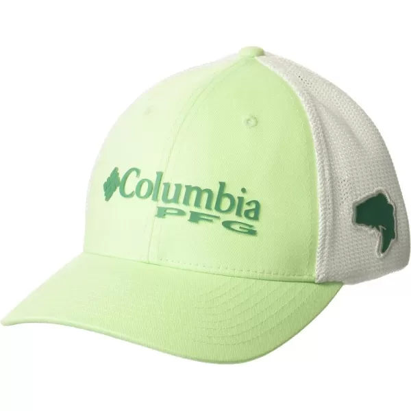 Columbia Women's PFG Logo Mesh Ball Cap-High Crown