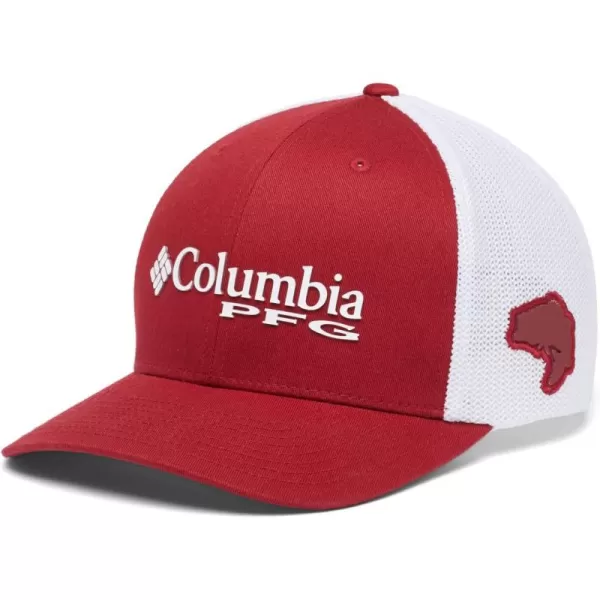 Columbia Women's PFG Logo Mesh Ball Cap-High Crown