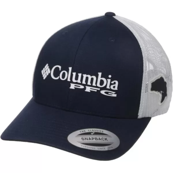 Columbia Women's PFG Logo Mesh Ball Cap-High Crown