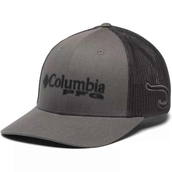 Columbia Women's PFG Logo Mesh Ball Cap-High Crown