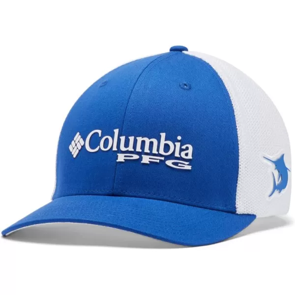 Columbia Women's PFG Logo Mesh Ball Cap-High Crown
