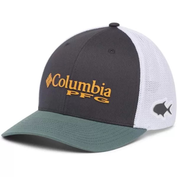 Columbia Women's PFG Logo Mesh Ball Cap-High Crown