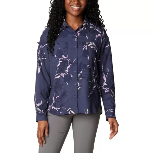 Columbia Women's Silver Ridge Utility Patterned Long Sleeve Shirt