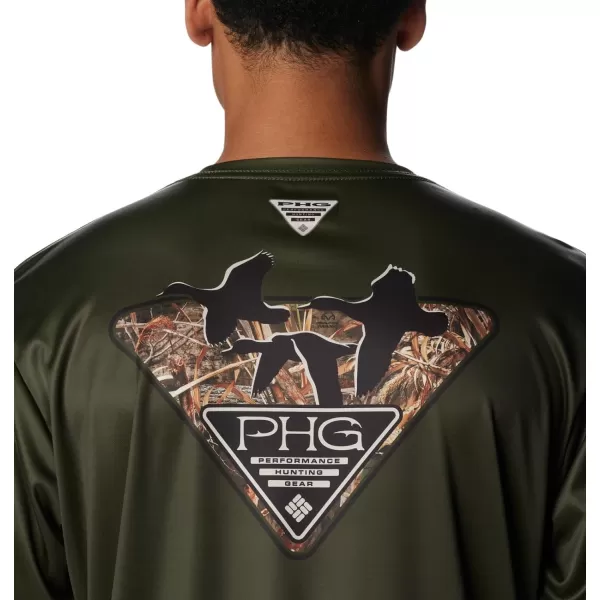 Columbia Men's PHG Terminal Shot Camo Triangle Ls