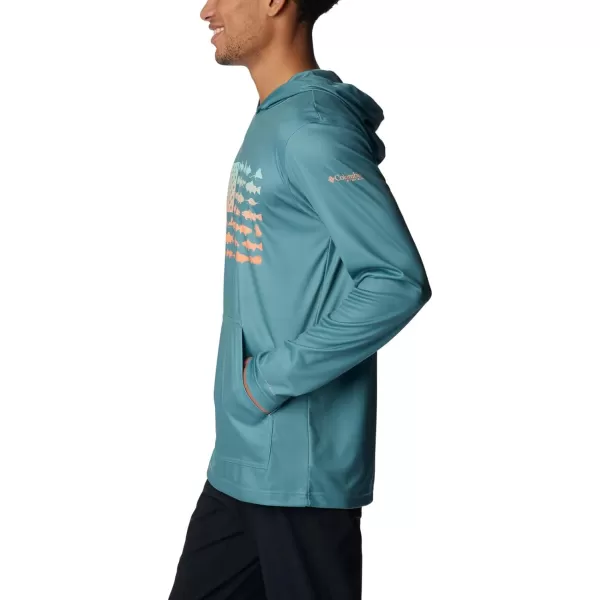 Columbia Men's Terminal Tackle PFG Fish Flag Hoodie