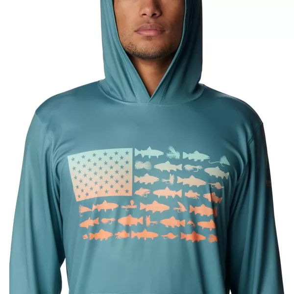 Columbia Men's Terminal Tackle PFG Fish Flag Hoodie