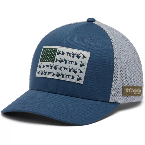 Columbia PHG Game Flag Mesh Ball Cap