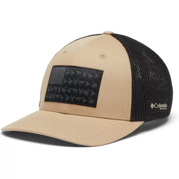 Columbia PHG Game Flag Mesh Ball Cap