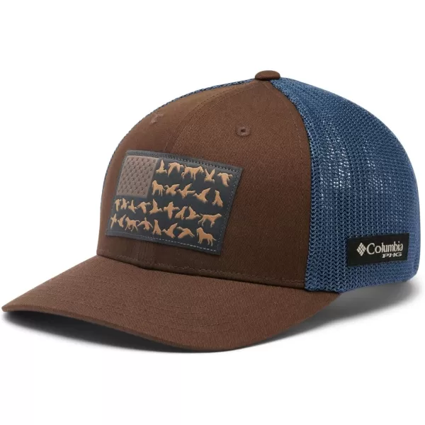 Columbia PHG Game Flag Mesh Ball Cap