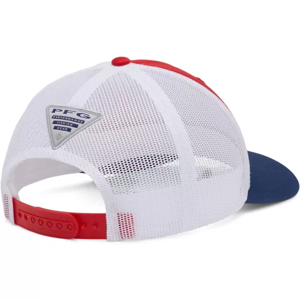 Columbia Unisex-Adult Pfg Fish Flag Mesh Snap Back