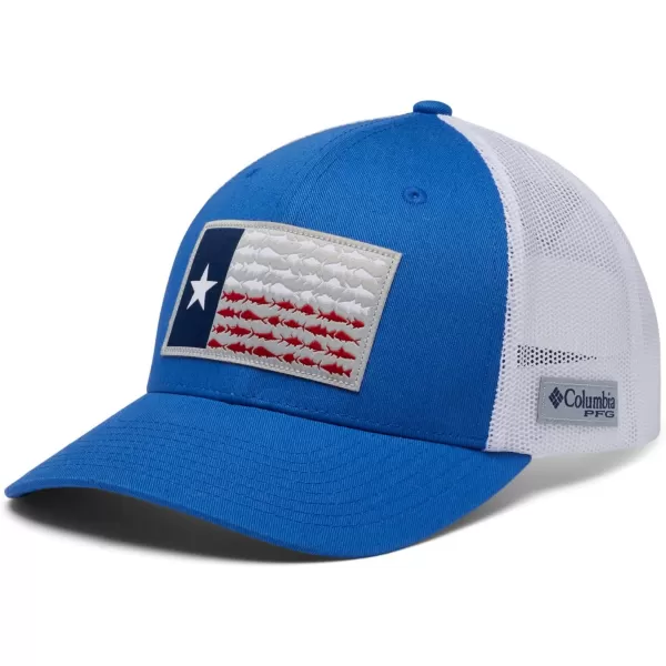 Columbia Unisex-Adult Pfg Fish Flag Mesh Snap Back