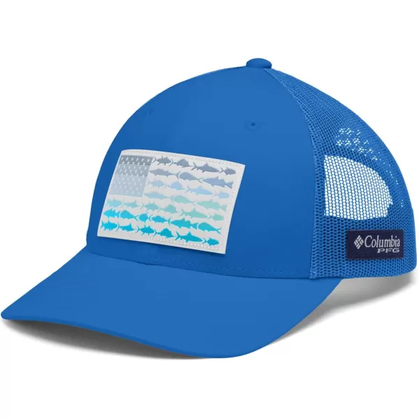 Columbia Unisex-Adult Pfg Fish Flag Mesh Snap Back
