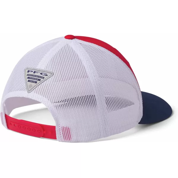 Columbia Unisex-Adult Pfg Fish Flag Mesh Snap Back