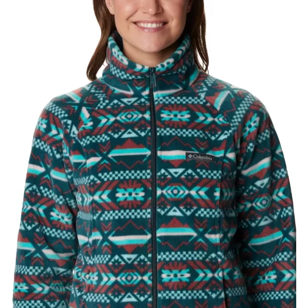 Columbia Women's Benton Springs Printed Full Zip
