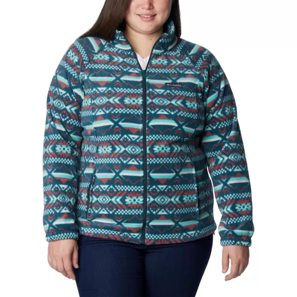 Columbia Women's Benton Springs Printed Full Zip